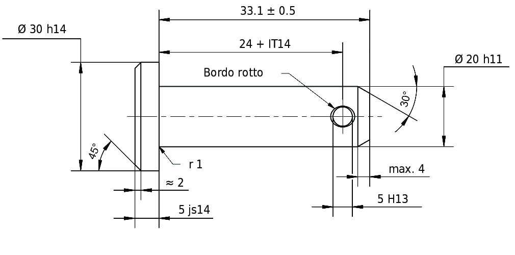 Perni DIN EN 22341 / ISO 2341 Forma B Perni DIN EN 22341 / ISO 2341 Forma B
