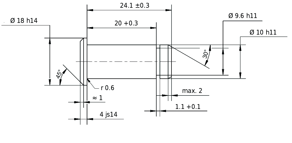 Configurador de pernos con ranura Configurador de pernos con ranura