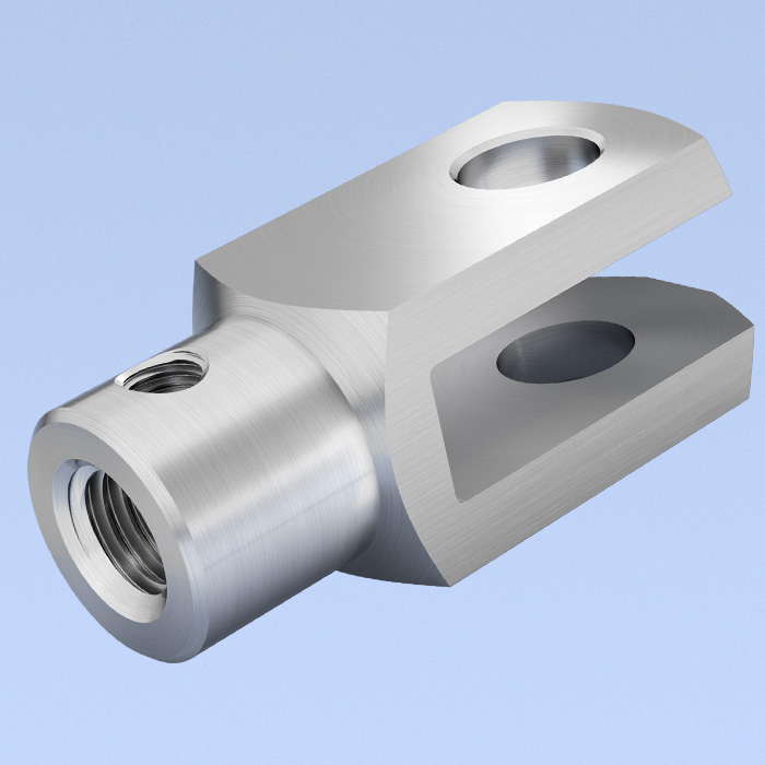 mbo Osswald – anti-rotation mounting thanks to additional thread on the clevis