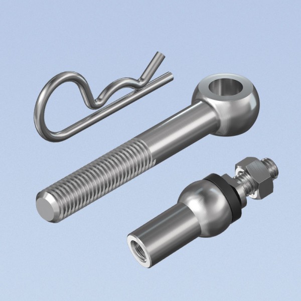 Growth at mbo Osswald - spring cotter pins, eye bolts, axial joints with sealing cap