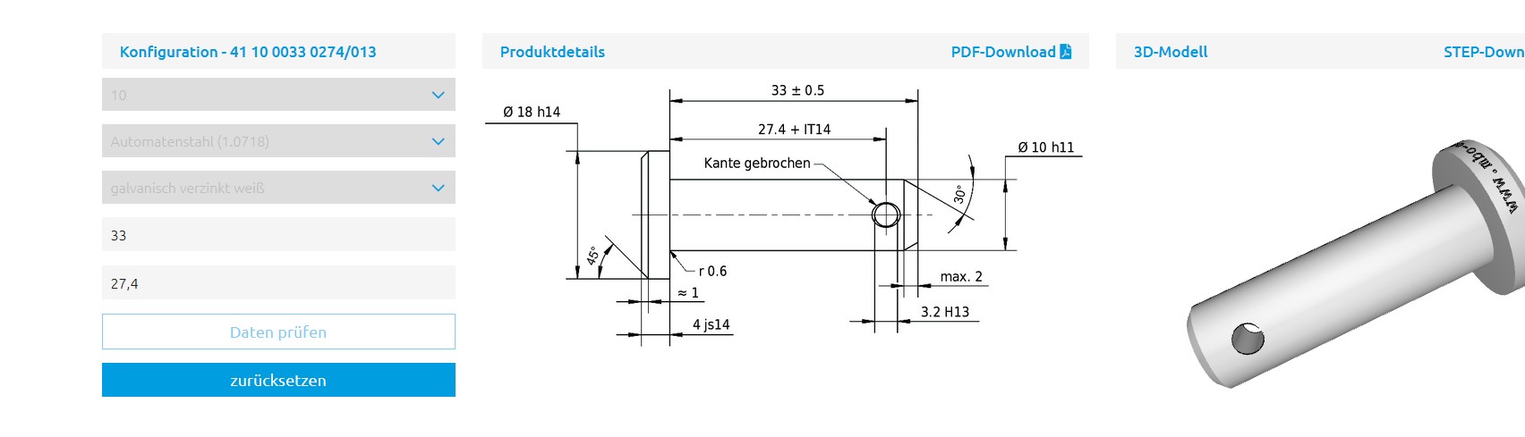 Produktkonfiguration