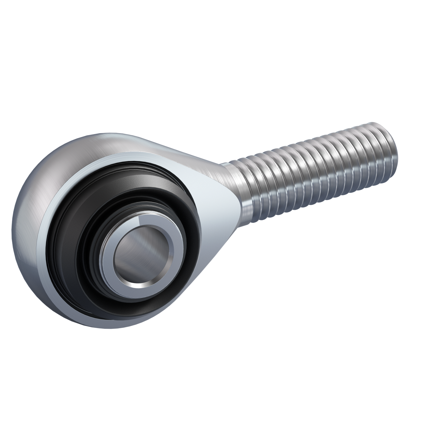 Rod ends DIN ISO 12240-4 (DIN 648) K series high performance version stainless steel with sealing male thread