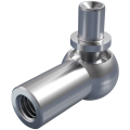 mbo Osswald is angle joint manufacturer, ball joints, angle joints manufacturer, DIN 71802 form B, with rivet stud. The following materials are possible: steel or stainless steel 1.4305, resp. stainless steel 1.4404, material quality A4.