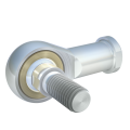 Rod ends, rod end according to DIN ISO 12240-4 (DIN 648) K series from mbo Osswald, are on request deliverable with threaded bolt (rod end with threaded bolt, rod ends with threaded bolt). This version is with female thread, maintenance-free and material steel galvanised.
