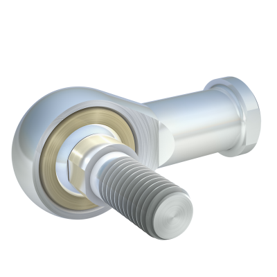 Cabezas articuladas de rótula DIN ISO 12240-4 (DIN 648) serie de medida K versión sin mantenimiento con bulón roscado rosca interior