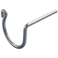 The S-shaped circlip according to DIN 71805 form S is used with the DIN 71802 angle joint. Circlips prevents the DIN 71803 ball stud from coming loose from the DIN 71805 ball socket.