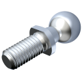 mbo Osswald manufactures ball studs according to DIN 71803 form C with threaded stud and spanner surface. Selectable are material steel and stainless steel 1.4305 or 1.4404, A4 quality.