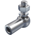 mbo Osswald is angle joint manufacturer, ball joints, angle joints manufacturer, DIN 71802 form C, with threaded stud. The following materials are possible: steel or stainless steel 1.4305, resp. stainless steel 1.4404, material quality A4.