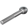 The eye bolt DIN 444 form B is suitable for attaching hooks, shackles, bolts and rods or can be used as a guide element for ropes and cables. Eye bolts are available from the manufacturer mbo Osswald in steel, galvanized steel and stainless steel.