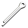mbo Oßwald nutzt Splinte als Sicherungselemente für Splintbolzen und Bolzen nach DIN / EN / ISO. Der Splint wird in Kombination mit Gabelkopf DIN 71752/DIN ISO 8140, Bolzen mit Splintloch und Scheibe zu einem Gabelgelenk (DIN 71751 Form A).