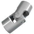 mbo Osswald offers cardan joints resp. cardan joint, according to 808, in normal version with sliding fit (G), material steel or stainless steel. Those linking parts for rotational movements are available in form E, as a single cardan joint.